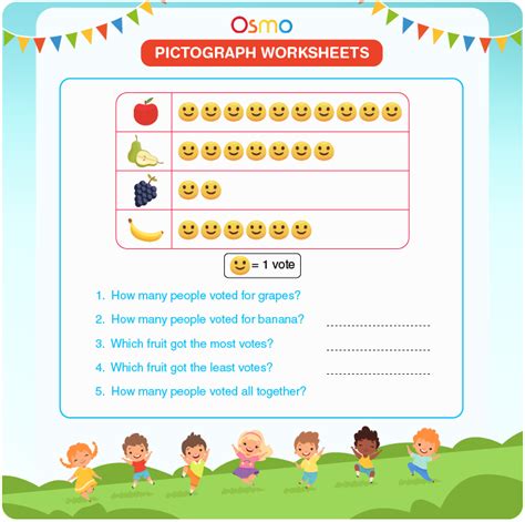 Worksheet For Pictograph