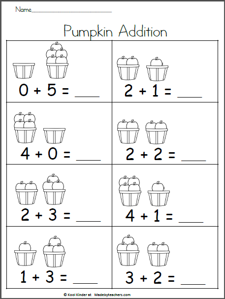 picture addition worksheet up to
