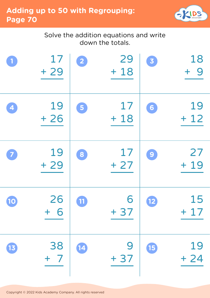 picture addition worksheet up to