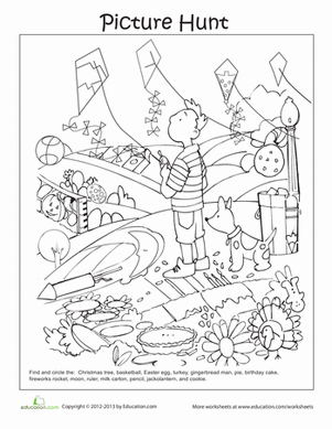 Picture Hunt | Worksheet 