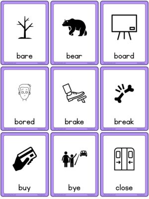 Homophones - ESL Flashcards