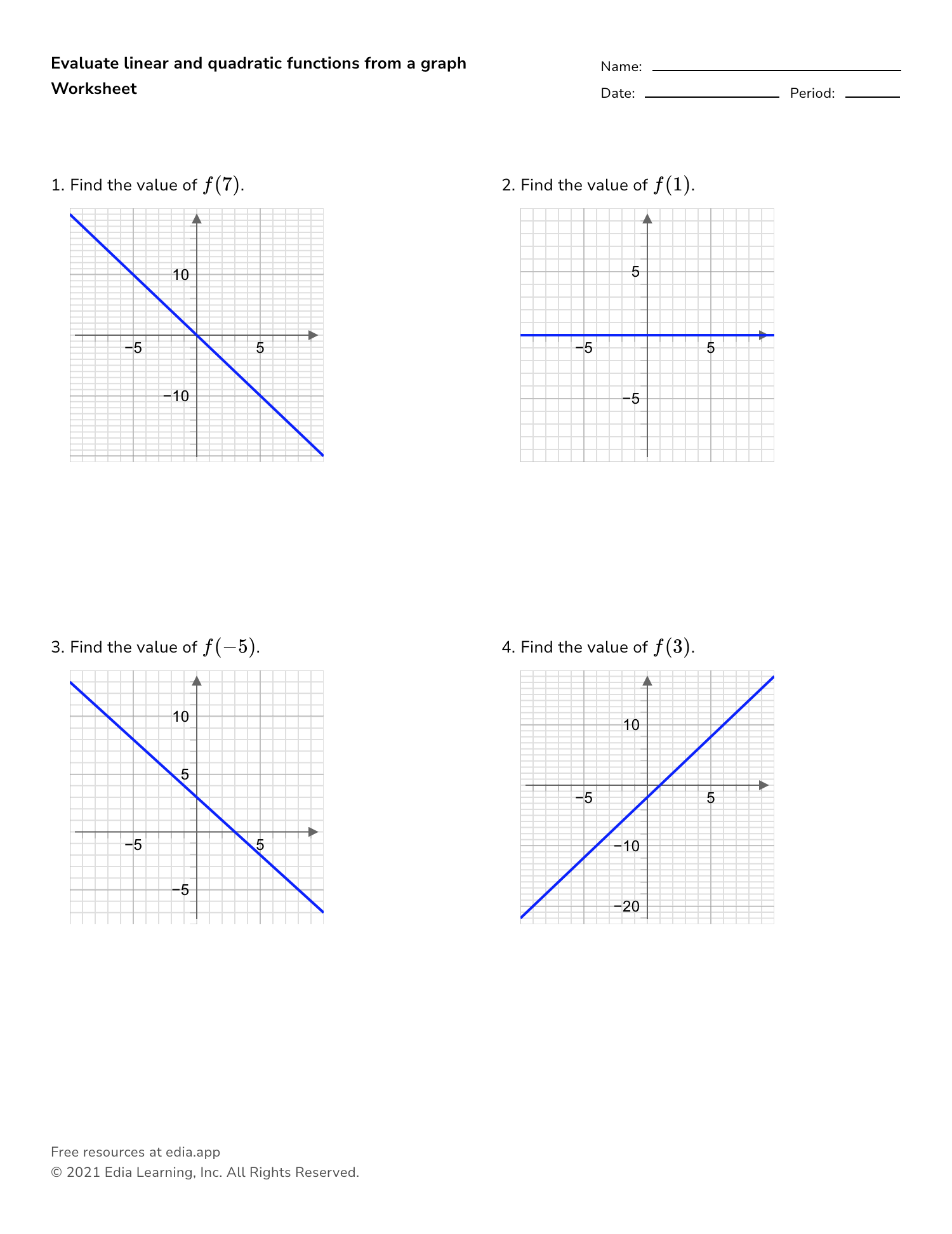 piecewise functions worksheet kuta