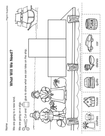 Teacher Ideas &  Activities: Pilgrims