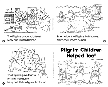 Pilgrim Worksheets, Coloring Pages, Printable Packets, Activities ...