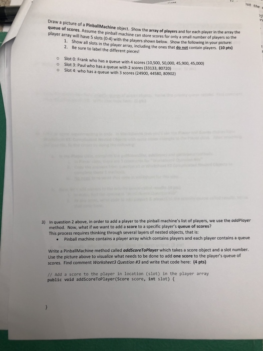4 p ains Worksheet #3: Complicated Nested Objects (20 | Chegg.com