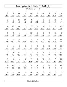 8 Multiplication worksheets ideas | multiplication worksheets ...
