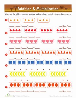 Picture Multiplication | Worksheet 