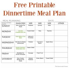 51 Meal Planning ideas | meal planning, menu planning, how to plan