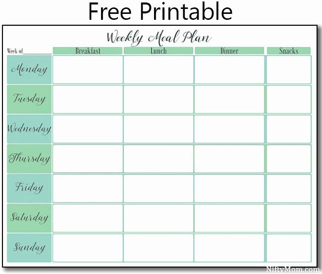 pinterest printable meal planner