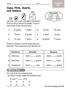 Pints and Quarts Teaching Resources :: 25 - 48