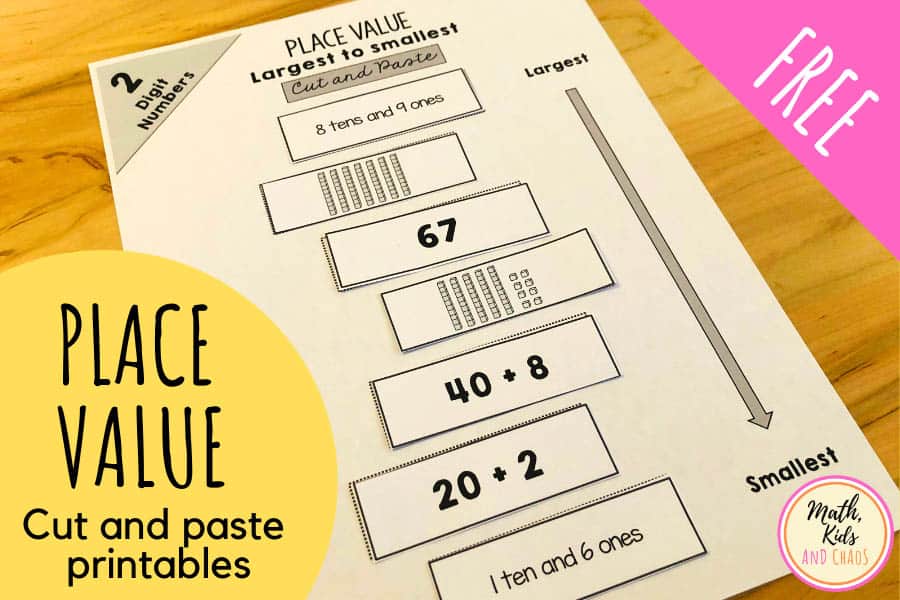 Place Value Worksheets - Planning Playtime