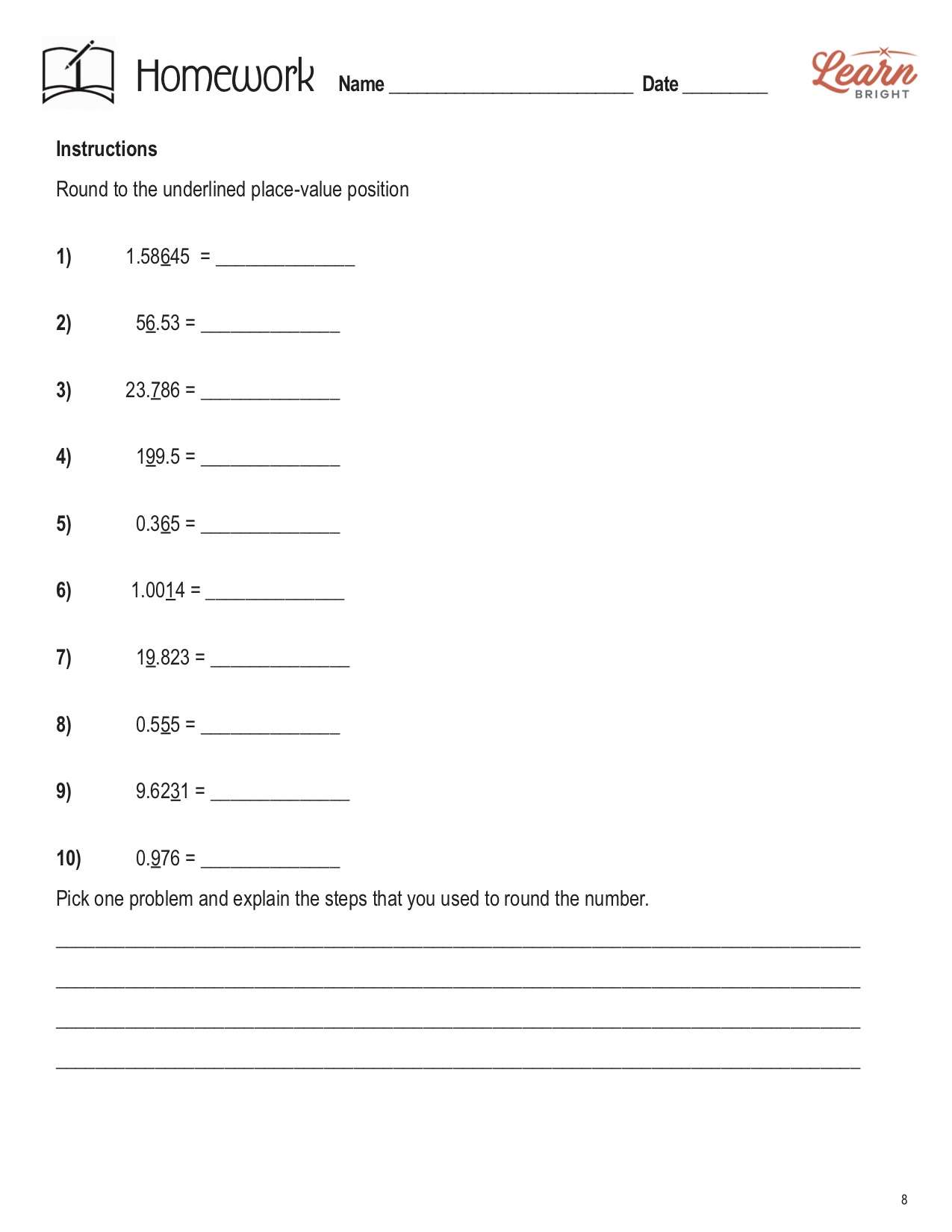 Estimating with Decimals