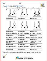 Place Value Worksheets