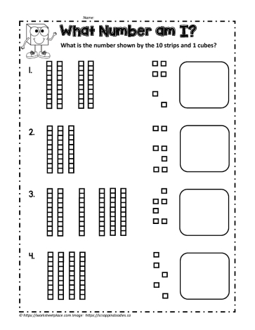 Place Value to 100 Worksheets