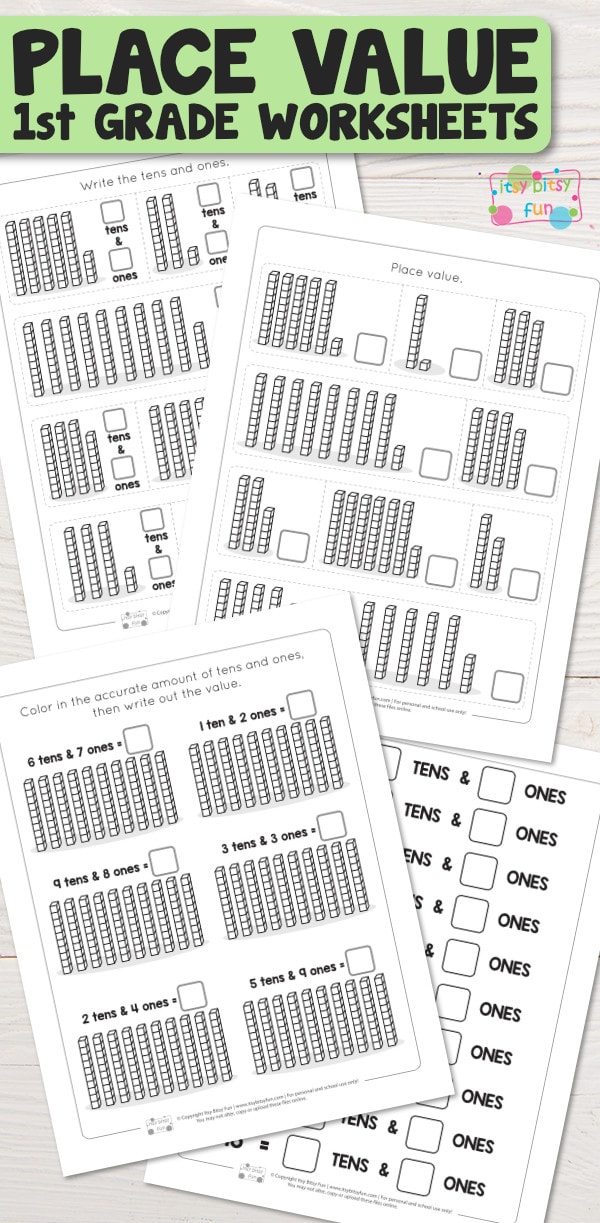 place value free worksheet grade