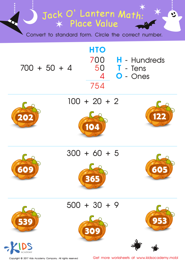 Extra Challenge Place Value Worksheets for 2nd Grade - Free PDF ...