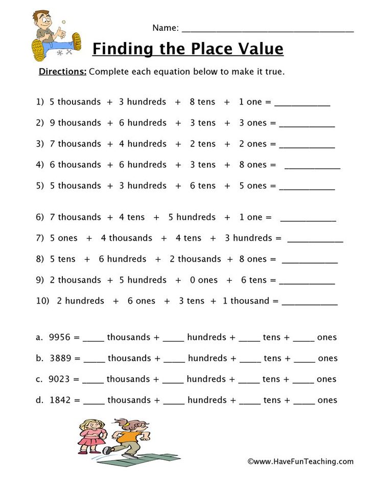 Place Value Worksheets   | Place value ...