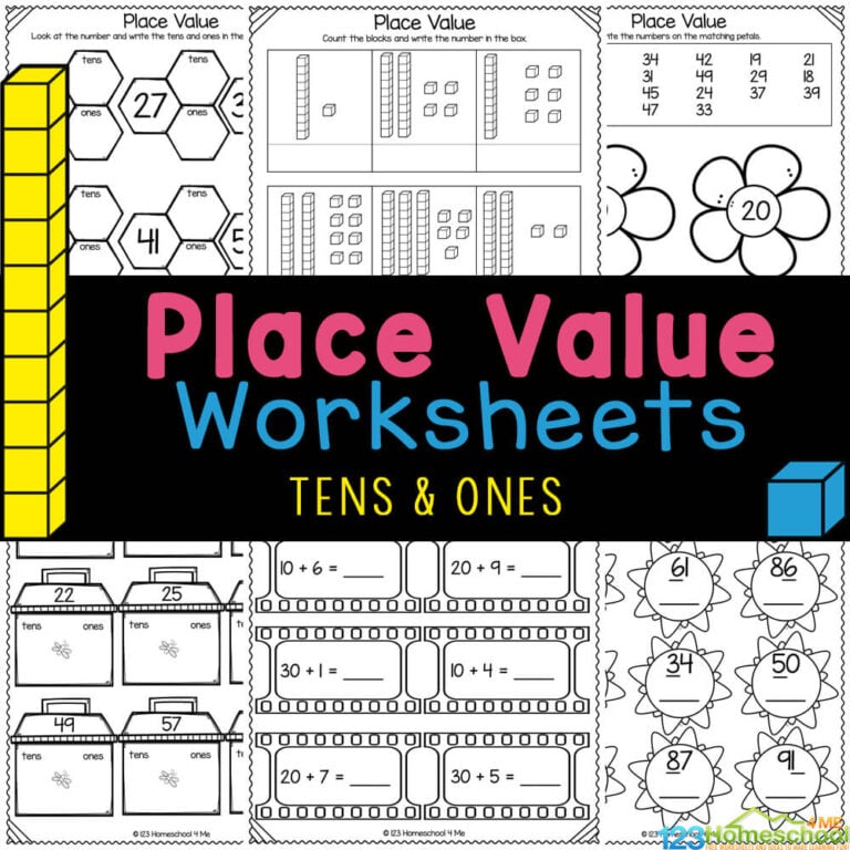 place value math lessons worksheet