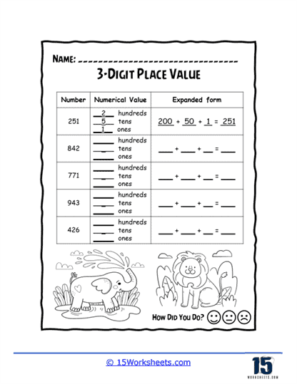 Place Value Worksheets - 15 Worksheets Library