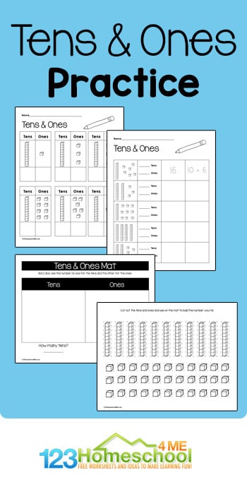FREE Place Value Worksheets with Tens and Ones
