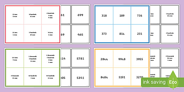 Renaming Place Value Bingo (teacher made) - Twinkl