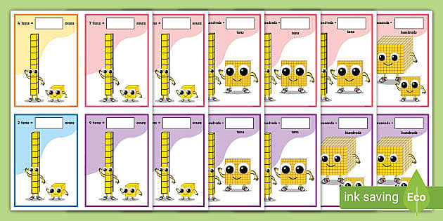 place value renaming worksheet