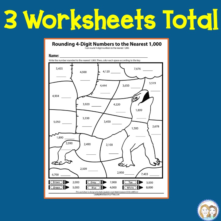 Rounding Worksheets 4th Grade