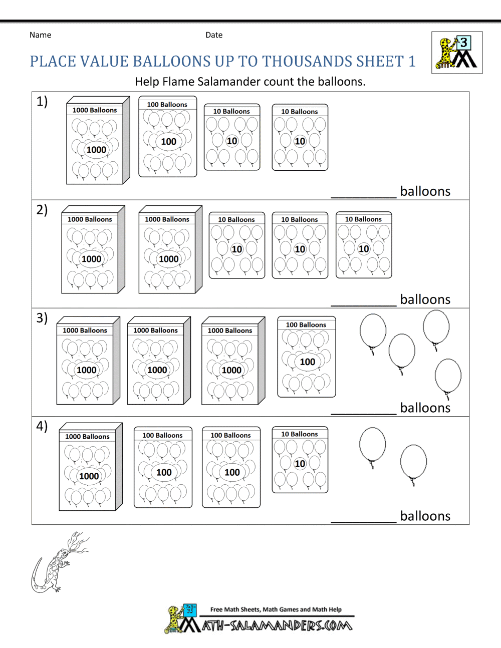 place value with decimals worksheet 3rd grade