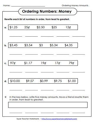 Decimal Place Value Worksheets