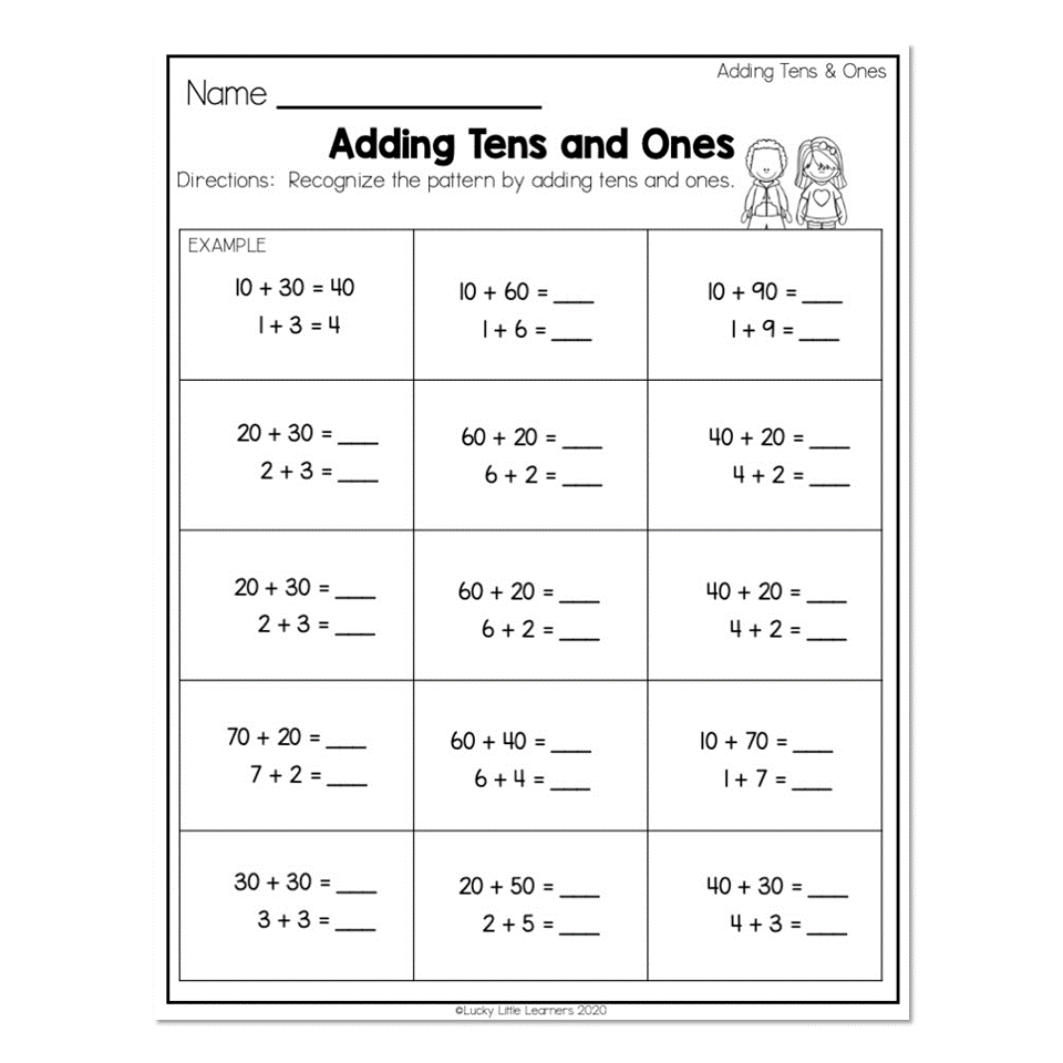 place value worksheet 10s and 1s