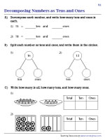 2-Digit Place Value Worksheets