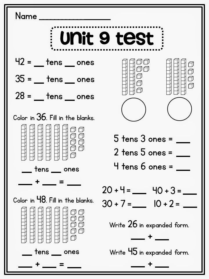 Place Value in First Grade