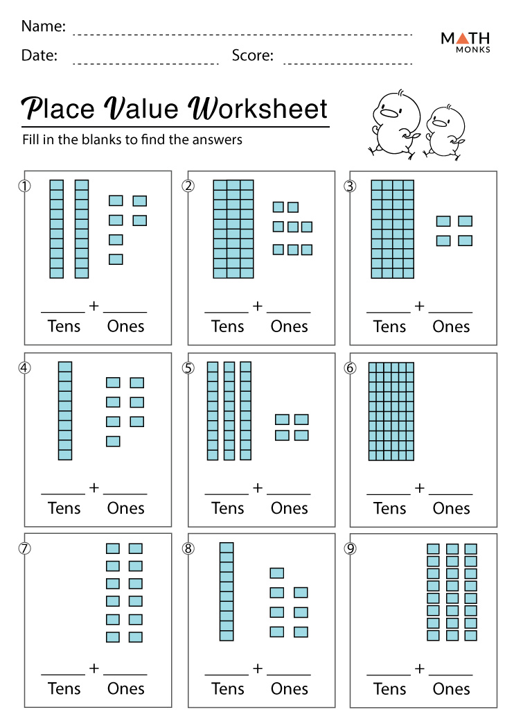 Place Value Worksheets with Answer Key