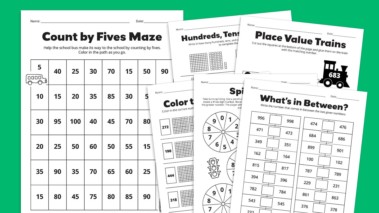 Place Value Worksheets: Get Our Free Bundle of 15
