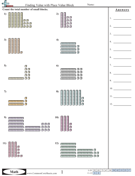 Value &  Place Value Worksheets | Free - Distance Learning ...