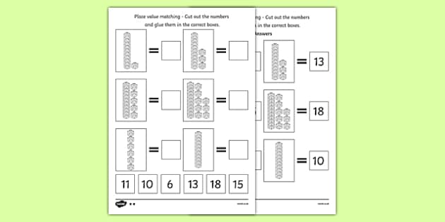Promoting Success: Free Place Value Worksheets 1st 2nd Grade
