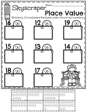 Place Value Worksheets - Planning Playtime