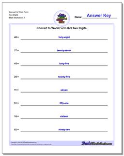 Place Value Worksheets