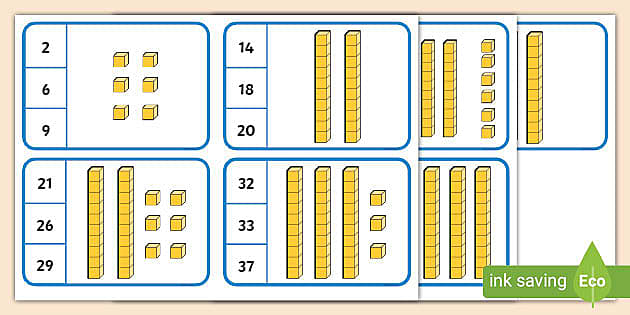 place value worksheet dienes