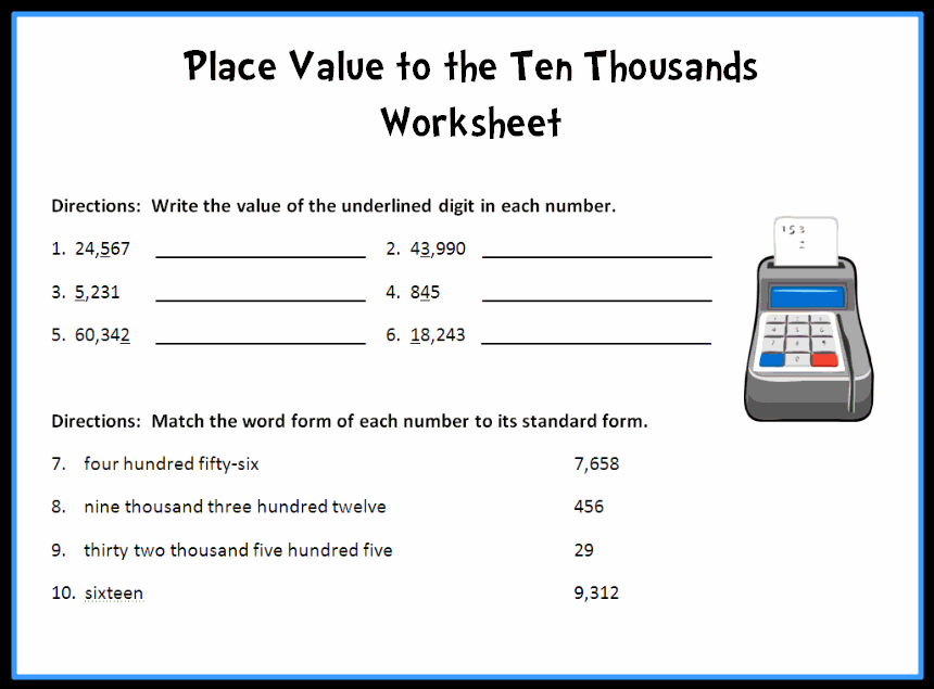 Printable Worksheets - Activity Pages for Teachers - with Answer Keys