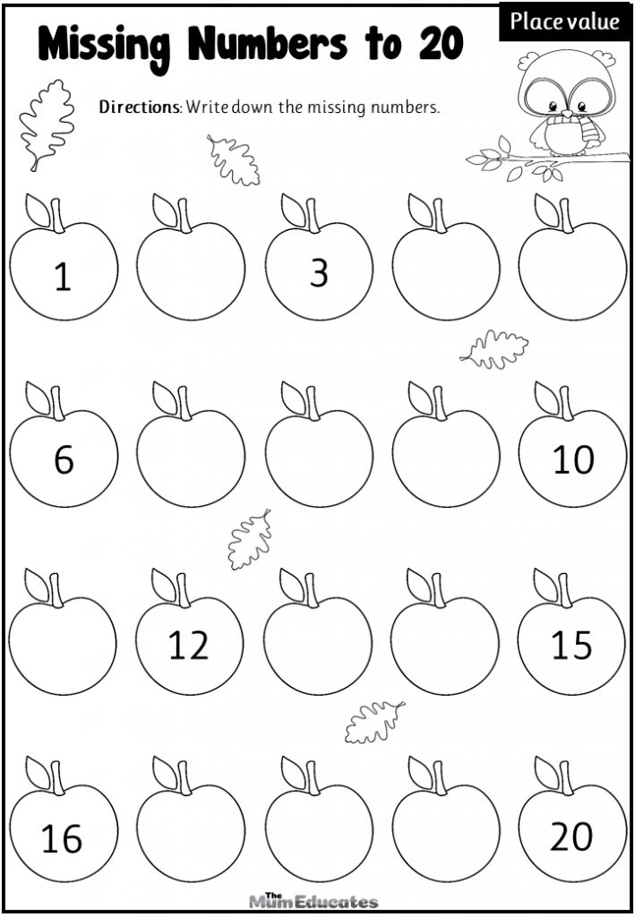 Free Place Value Worksheets Year 1