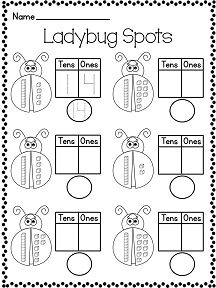 Place Value First Grade Math Centers Worksheets Games and ...