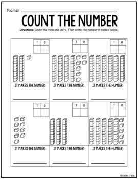 place value worksheet early years