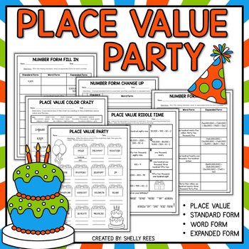 place value worksheet expanded and word form