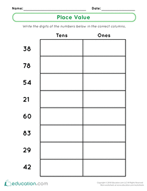 Place Value | Interactive Worksheet 