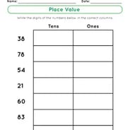 place value worksheet free download