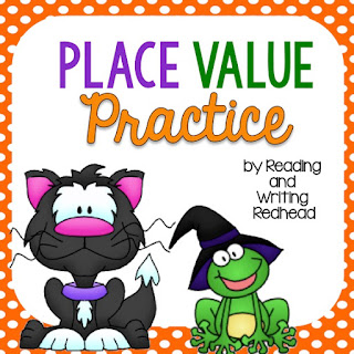 place value worksheet halloween