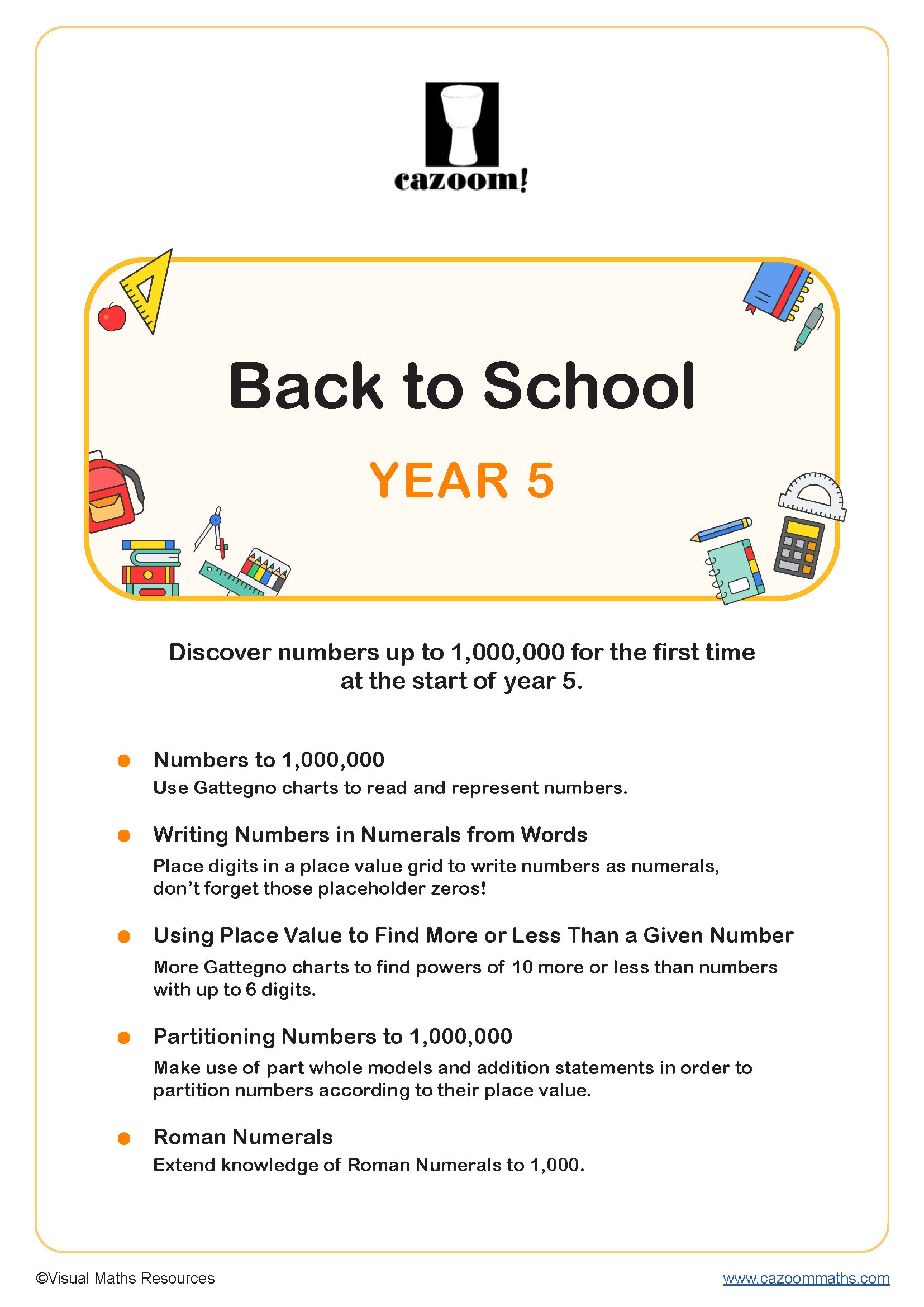 Back to School - Year 5 Worksheet | Fun and Engaging Year 3 PDF ...