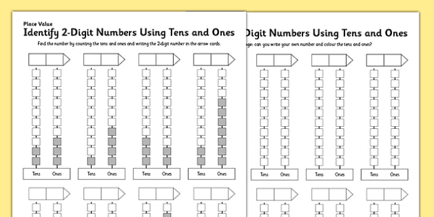 place value worksheet ks1
