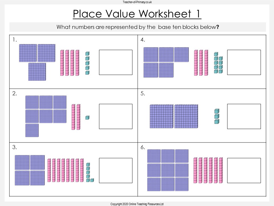 place value worksheet ks2 free